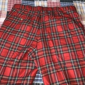 Holiday Pants - Orvis Red Tartan Slacks